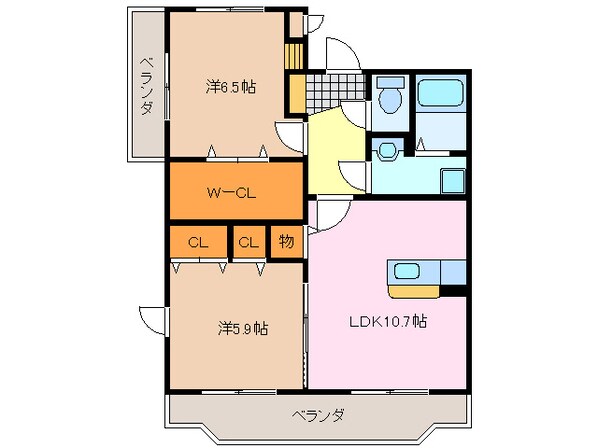 ルミエール栄の物件間取画像